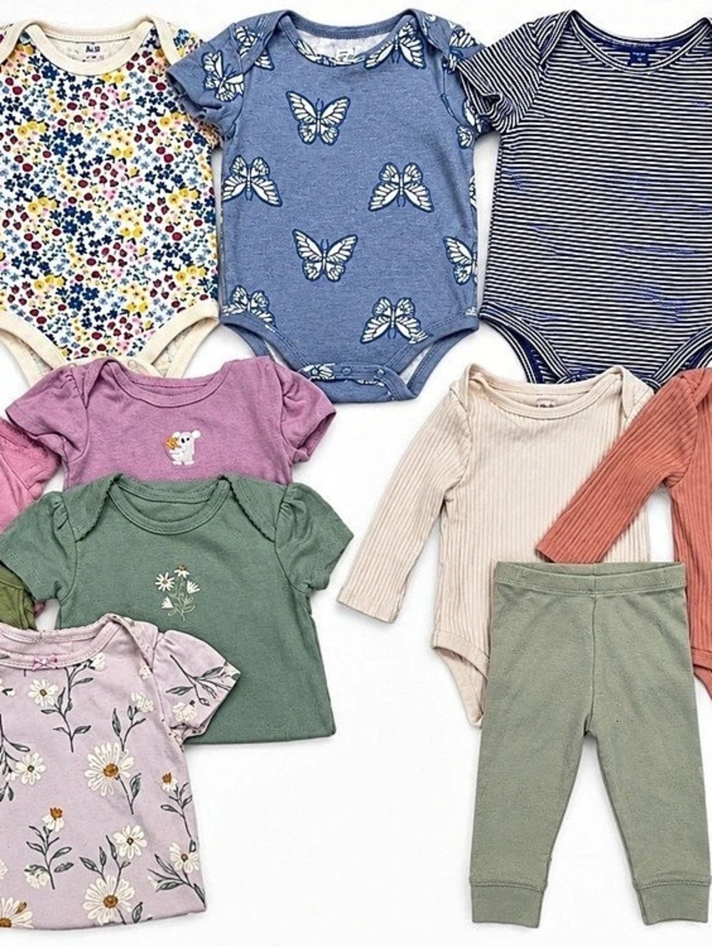 Baby Bodysuit & Leggings Bundle Floral